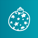 decoration ball christmas clip art icon